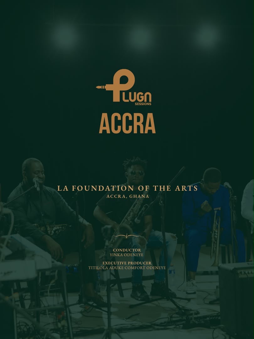 Plugn Sessions Accra flyer, La Foundation of the Arts, Accra, Ghana